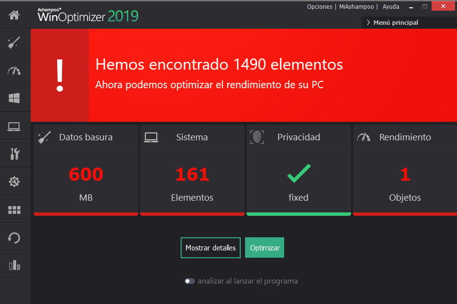 Ashampoo Winoptimizer 2019 - Optimizar Pc Al Máximo