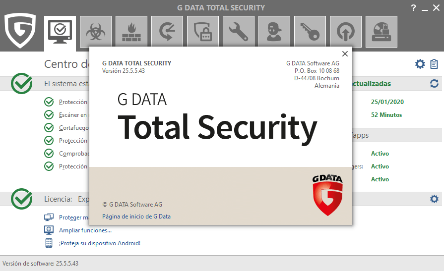 G Data Total Security - Protección Anti-Ransomware 2021 G Data Total Security 2021
