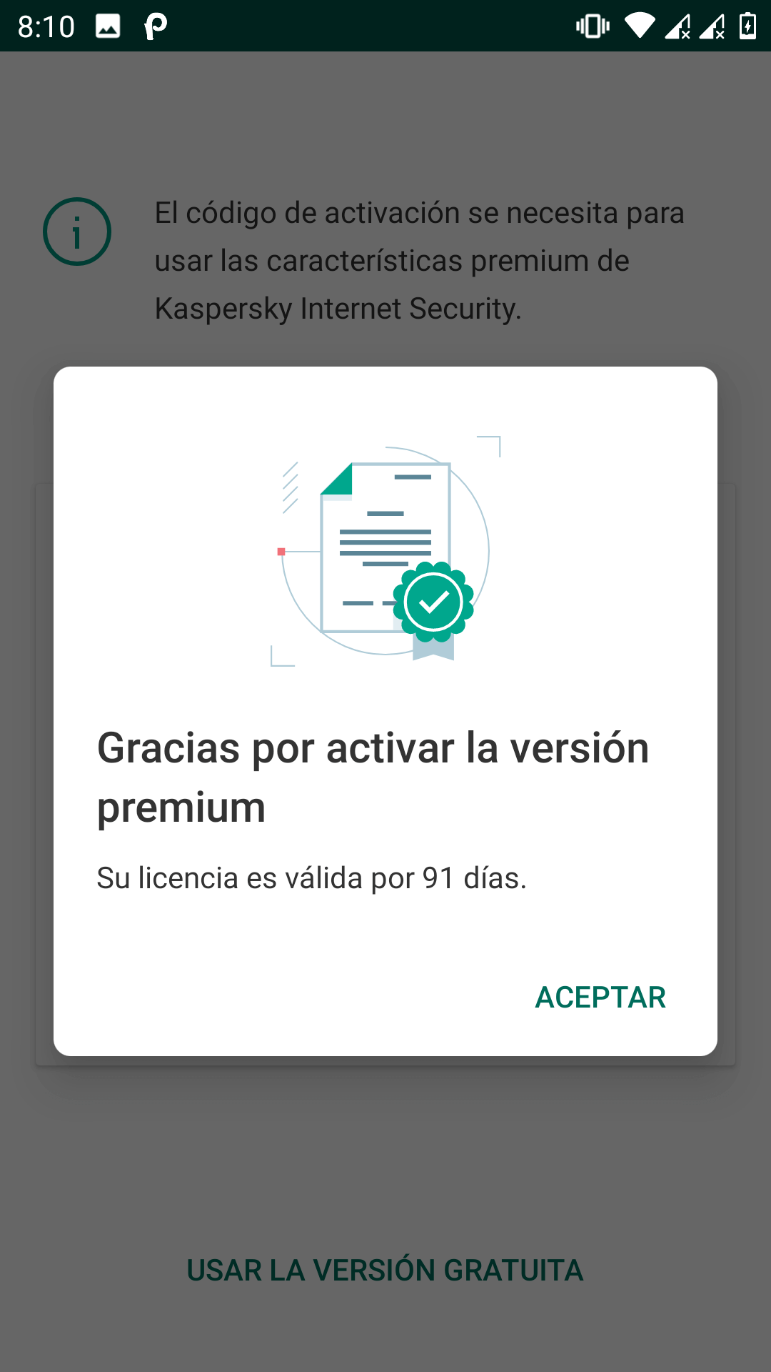 Kaspersky Internet Security Para Android - Licencia Gratis Kaspersky Internet Security Para Android - Licencia Gratis