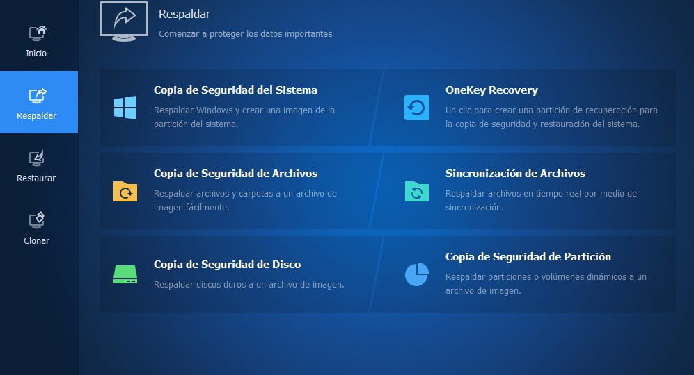 AOMEI Backupper Pro – Software profesional
