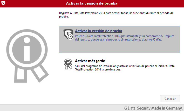 G Data Total Security - Protección Anti-Ransomware 2021 G Data Total Security 2021