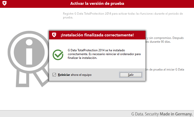 G Data Total Security - Protección Anti-Ransomware 2021 G Data Total Security 2021