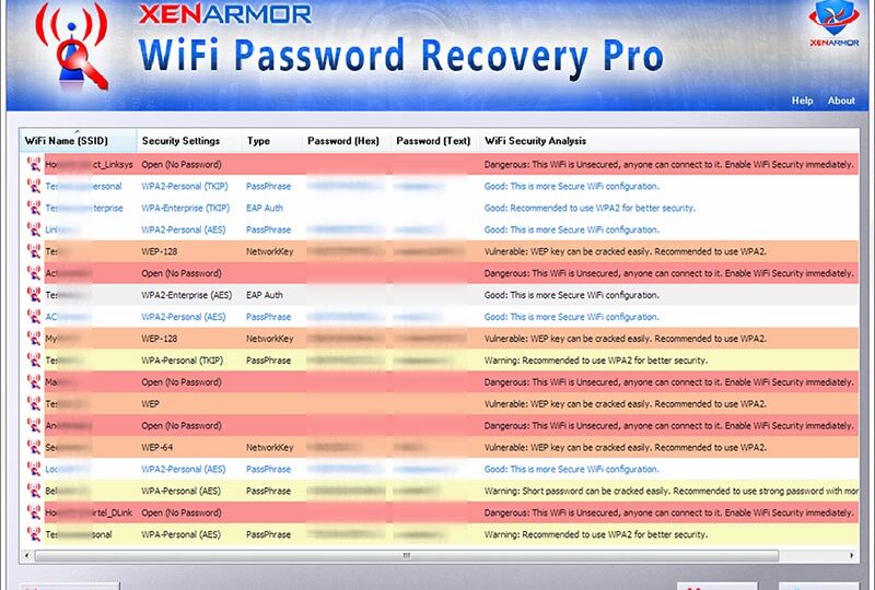 recuperar contraseñas WiFi