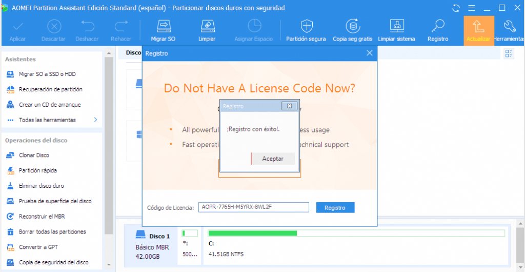 Aomei Partition Assistant Pro - Licencia De Por Vida Aomei Partition Assistant Pro - Licencia De Por Vida