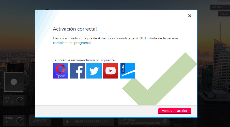 Ashampoo Soundstage Pro - Tarjeta De Sonido Virtual Ashampoo Soundstage