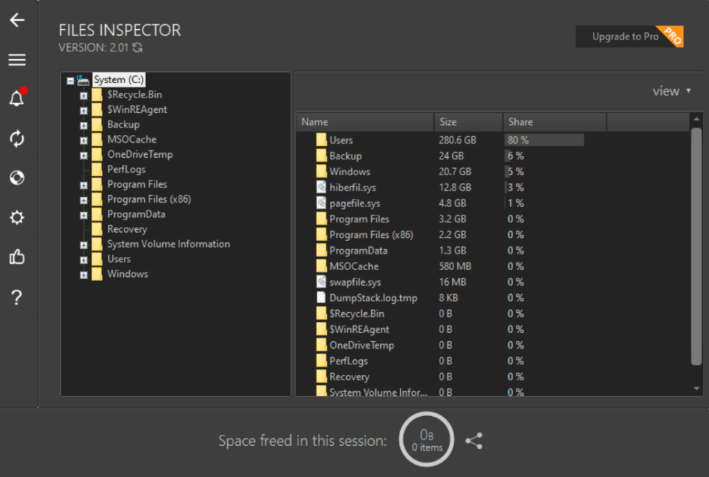 Files Inspector Pro: Liberar espacio en el disco, comprima imágenes, etc.