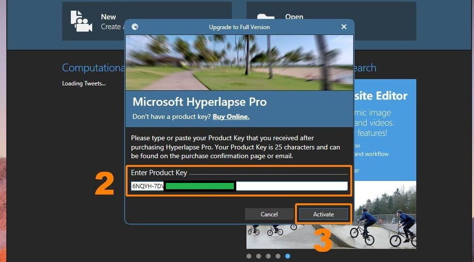 Editor de vu00eddeo: Microsoft Hyperlapse Pro – Licencia gratis