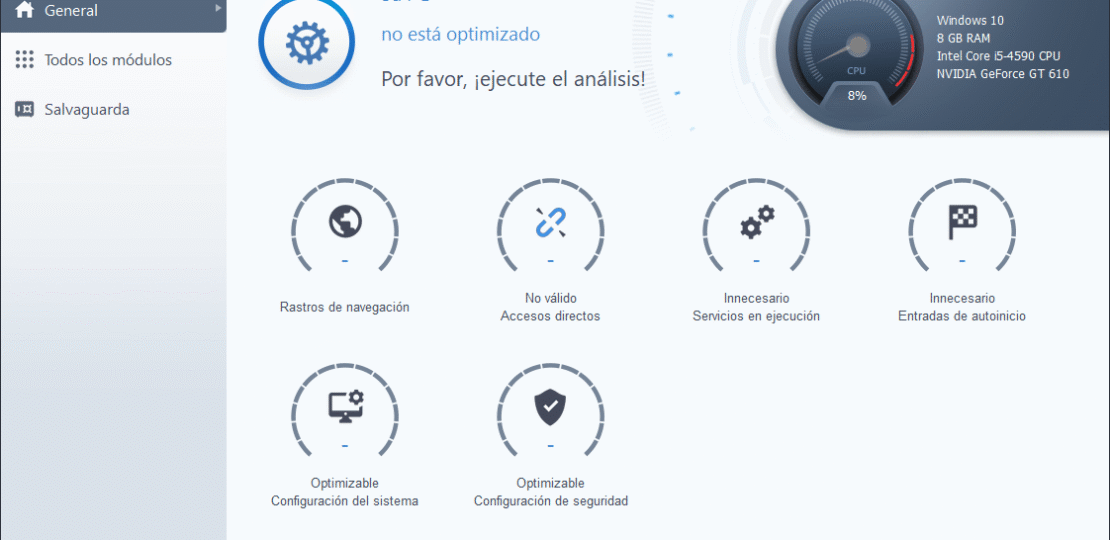 Ashampoo WinOptimizer 2021: Acelerar Windows 10
