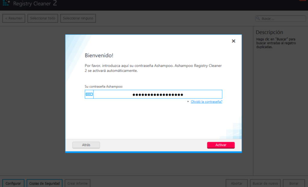 Ashampoo Registry Cleaner 2: Algoritmo Optimizado Registry Cleaner