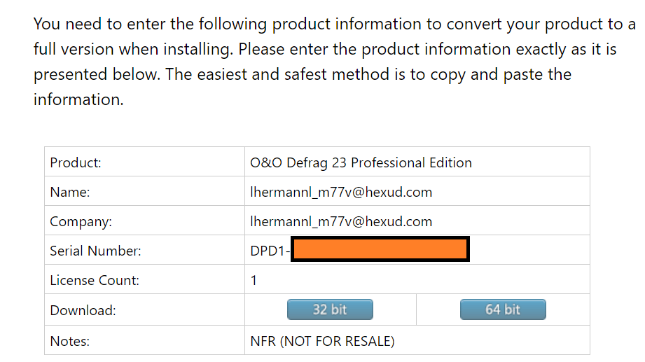 O&O Defrag 23 Professional Edition - Licencia de por vida
