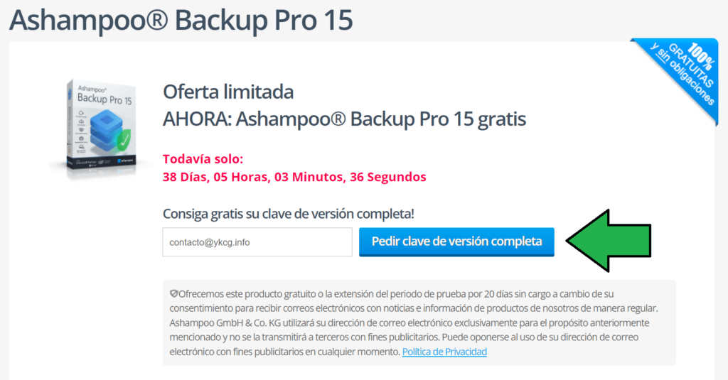 Ashampoo Backup Pro 15: Copias De Seguridad Óptimas Ashampoo Backup Pro 15: Copias De Seguridad Óptimas