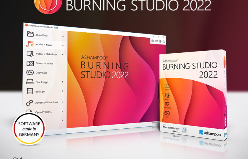 Ashampoo Burning Studio 2022: Grabar CDs, DVDs y Blu-rays