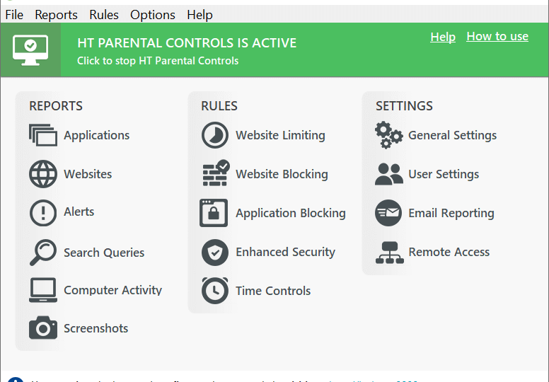 HT Parental Controls | Proteja a sus hijos en lu00ednea