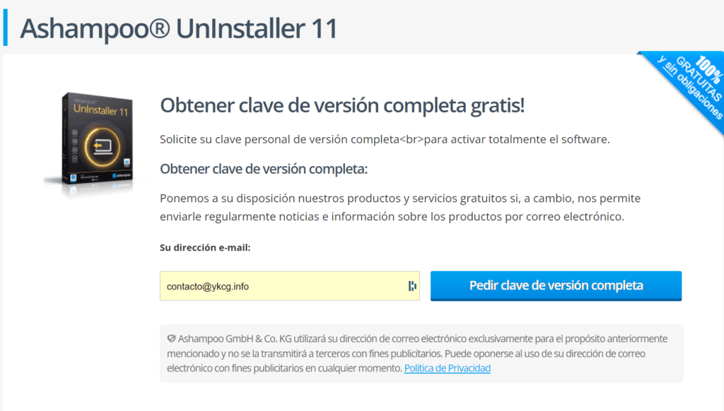 Ashampoo Uninstaller 11 License Key | Consíguelo Ahora Ashampoo Uninstaller 11 License Key | Consíguelo Ahora
