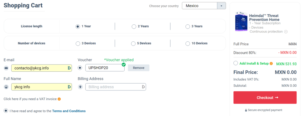 Licencia Gratuita De Heimdal Threat Prevention Home Por 1 Año Licencia Gratuita De Heimdal Threat Prevention Home Por 1 Año