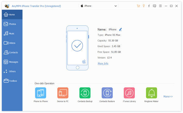Anymp4 Iphone Transfer: Gestiona Y Transfiere Datos De Ios Anymp4 Iphone Transfer: Gestiona Y Transfiere Datos De Ios