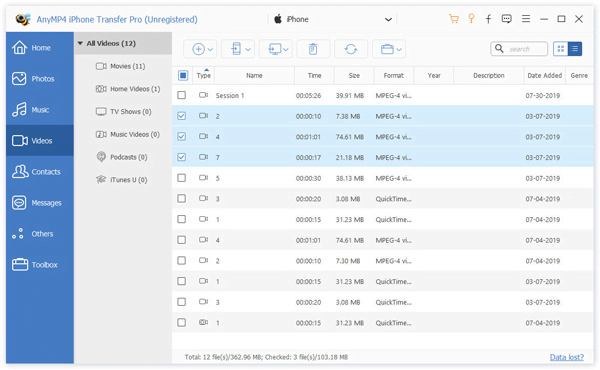 Anymp4 Iphone Transfer: Gestiona Y Transfiere Datos De Ios Anymp4 Iphone Transfer: Gestiona Y Transfiere Datos De Ios
