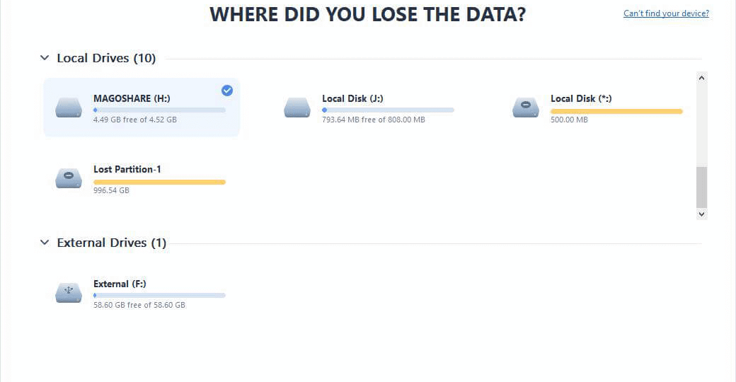 Magoshare Data Recovery: Recupera tus datos perdidos