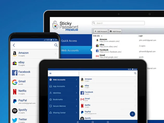 Sticky Password Premium: Simplifica Y Protege Tu Vida Digital Sticky Password Premium Interfaz