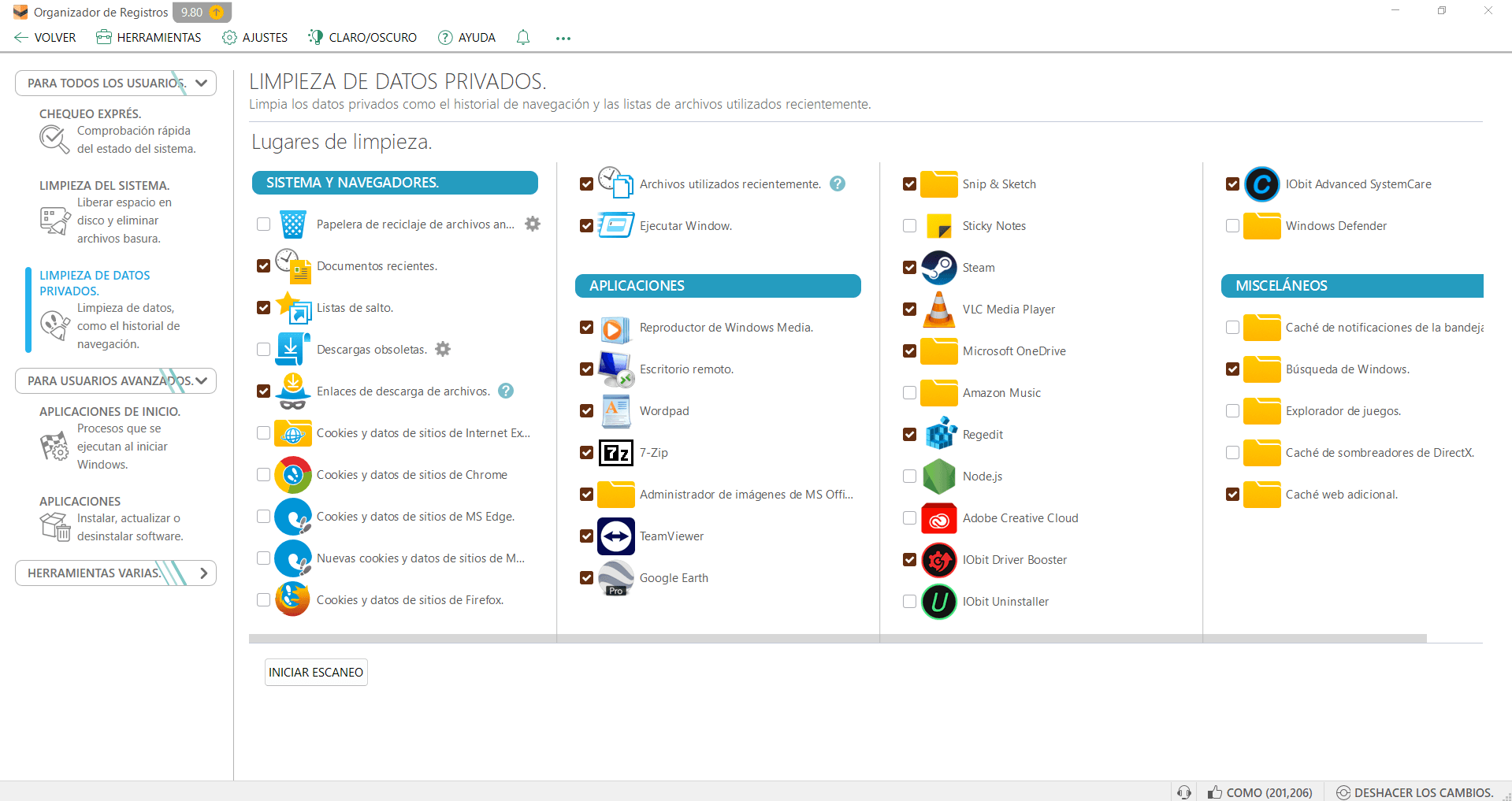 Reg Organizer 9.80: Optimiza Y Acelera Tu Sistema Operativo Gestor De Inicio De Windows En Reg Organizer