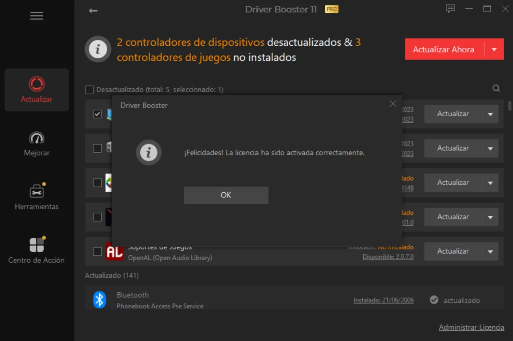 Driver Booster 11 Pro Key Licencia + Actualizaciones Gratis