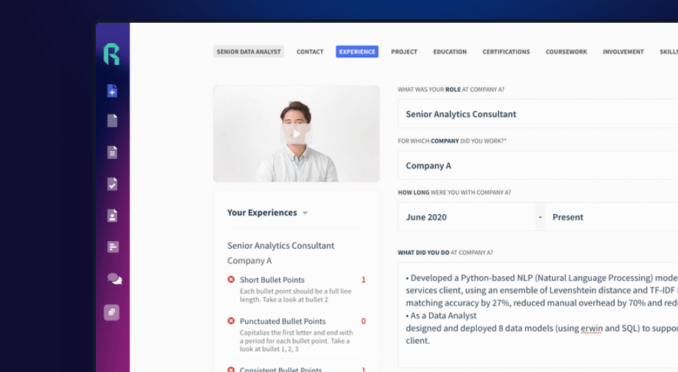 Rezi AI Creador de CV: Optimiza tu Curru00edculum para el Trabajo de tus Sueu00f1os