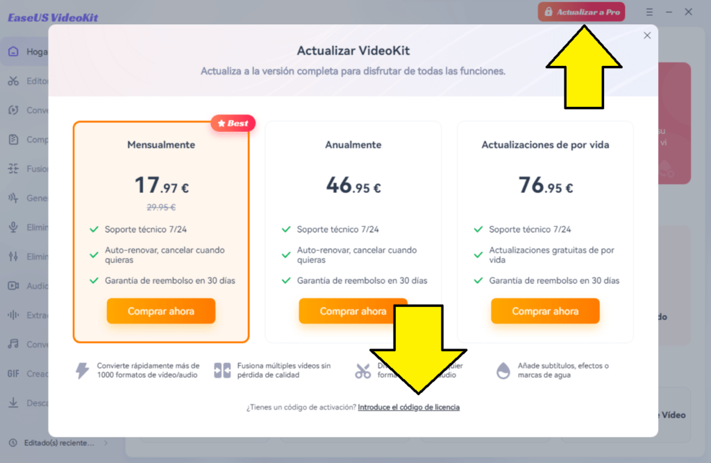 Easeus Videokit Pro: Licencia De Por Vida Y Actualizaciones Ilimitadas Easeus Videokit Pro: Licencia De Por Vida Y Actualizaciones Ilimitadas