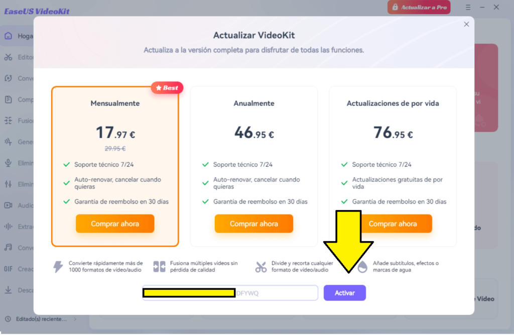 Easeus Videokit Pro: Licencia De Por Vida Y Actualizaciones Ilimitadas Easeus Videokit Pro: Licencia De Por Vida Y Actualizaciones Ilimitadas
