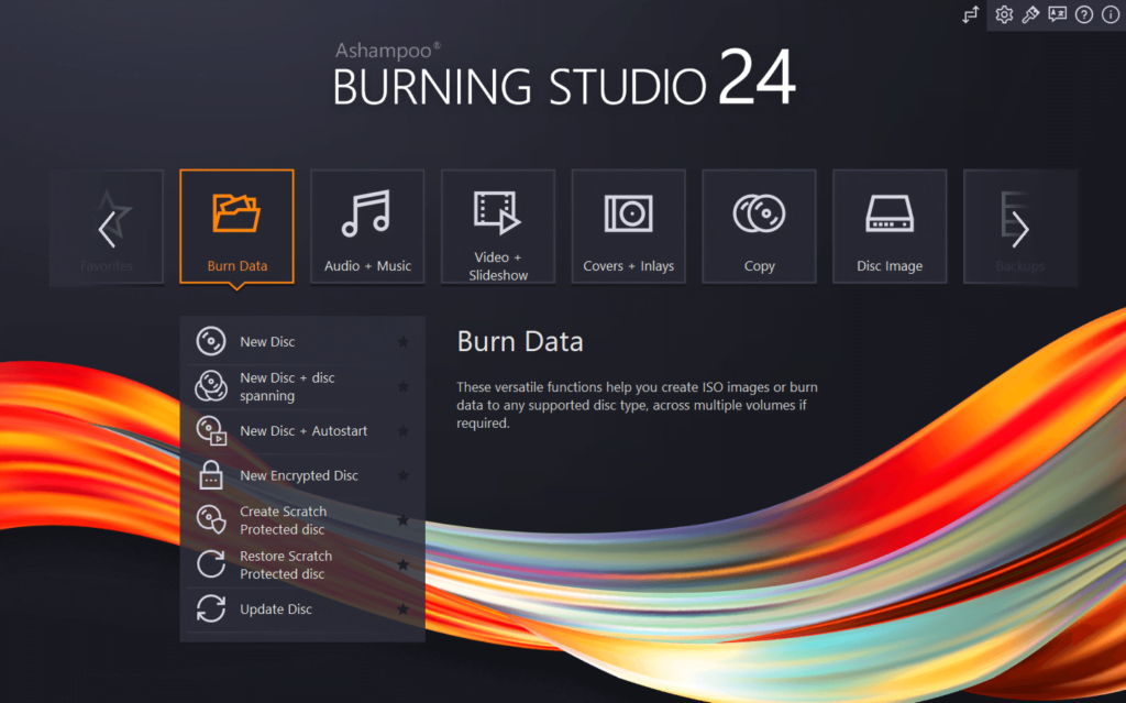 Ashampoo Burning Studio 24: Potente Suite Multimedia Ashampoo Burning Studio 24: Potente Suite Multimedia