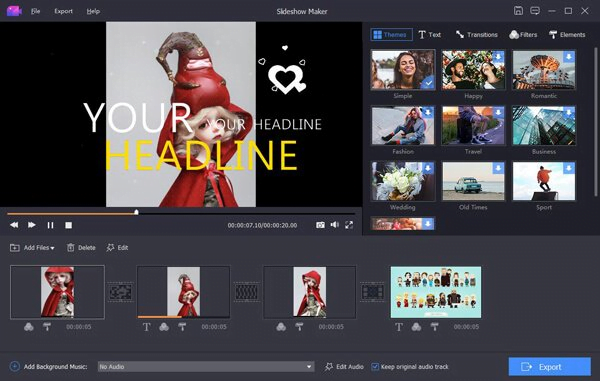 Crea Presentaciones Con Apeaksoft Slideshow Maker