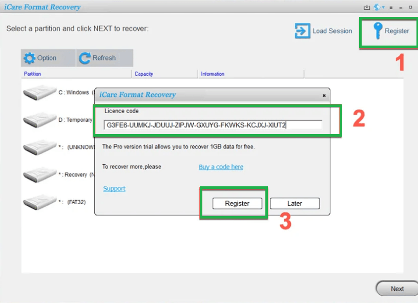 Obtén Una Licencia Gratuita De Icare Format Recovery Pro Icare Format Recovery Pro