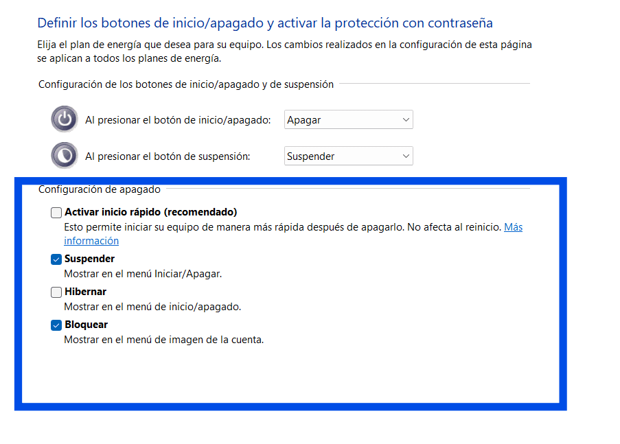 Acelerar Windows 11 Sin Programas: 12 Ajustes Que Sí Funcionan (2026) Desactivando La Casilla De Activar Inicio Rápido