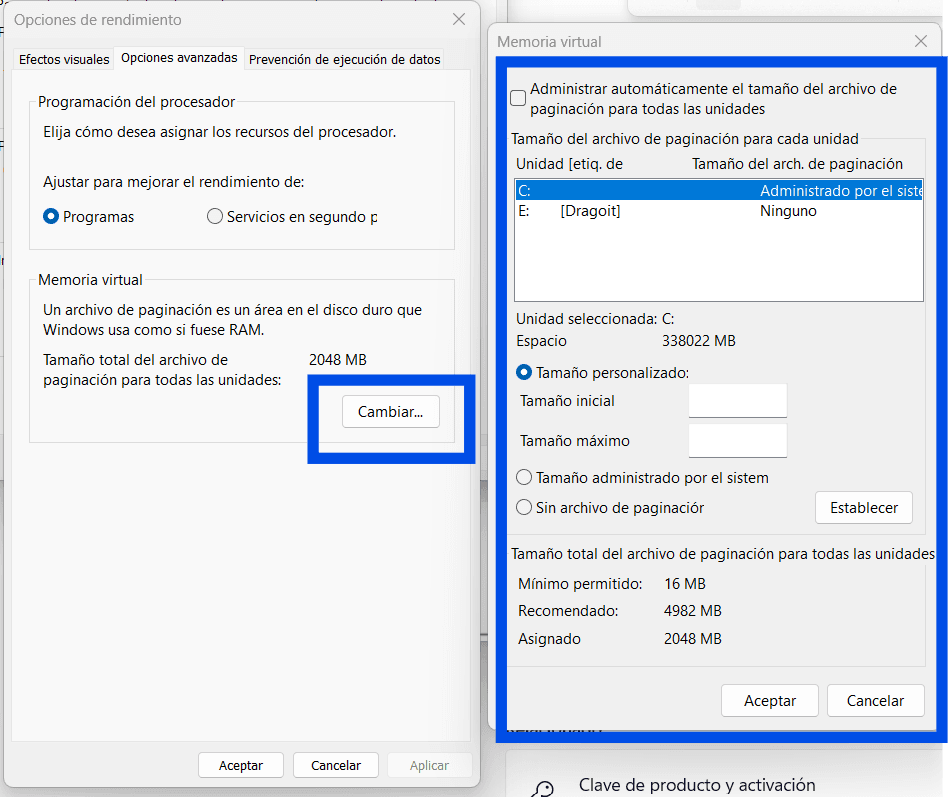 Acelerar Windows 11 Sin Programas: 12 Ajustes Que Sí Funcionan (2026) Configuración Manual De Memoria Virtual Y Archivo De Paginación