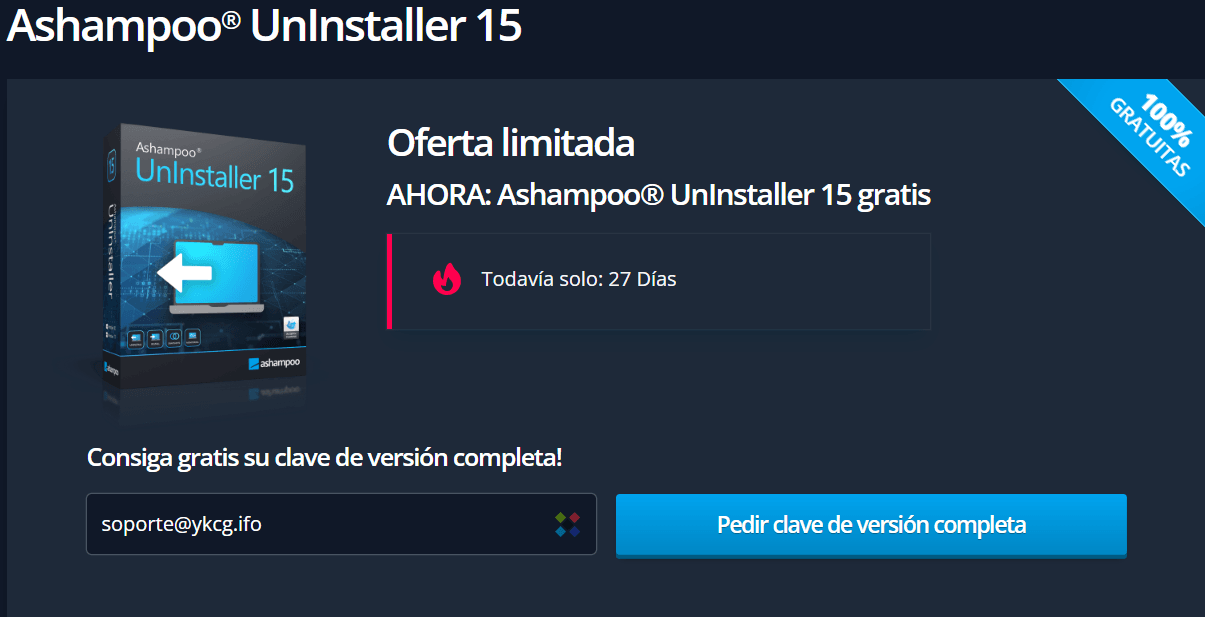 Ashampoo Uninstaller 15 Gratis: Descarga Y Licencia Oficial Full Ashampoo Uninstaller 15 Gratis: Descarga Y Licencia Oficial Full