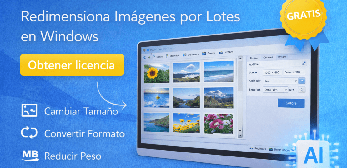 Batch Picture Resizer: redimensiona imu00e1genes por lotes en Windows (licencia gratiu2026