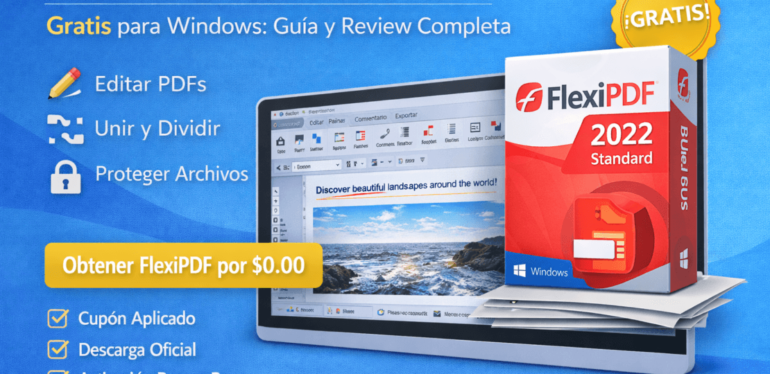 FlexiPDF Standard 2022 gratis para Windows: guu00eda y review completa