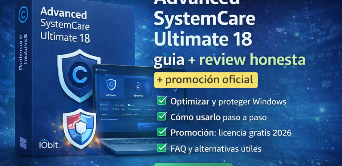 Advanced SystemCare Ultimate 18 gratis 2026 promoción oficial
