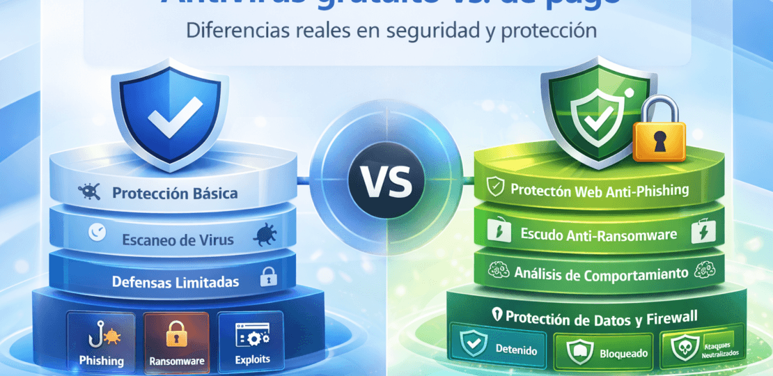 Antivirus gratuito vs de pago: lo que nadie te explica sobre la protecciu00f3n real